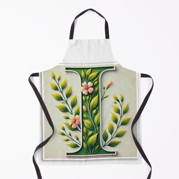 Item preview, Intricate Botanical Letter I Art Print designed and sold by ManekanttaArts.