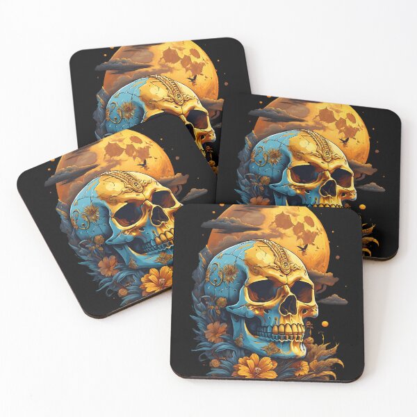Item preview, Skull with Full Moon designed and sold by Marcicev-Bojan.