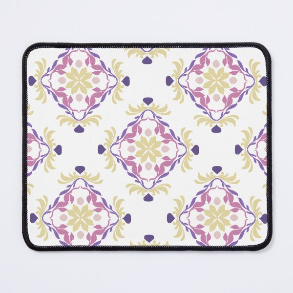 Item preview, Ikat vintage pink floral seamless pattern designed and sold by RIYA SIRI.