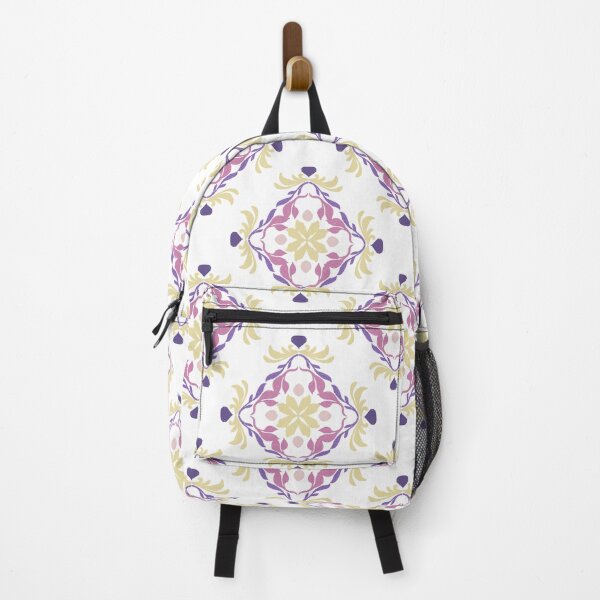 Item preview, Ikat vintage pink floral seamless pattern designed and sold by RIYA SIRI.