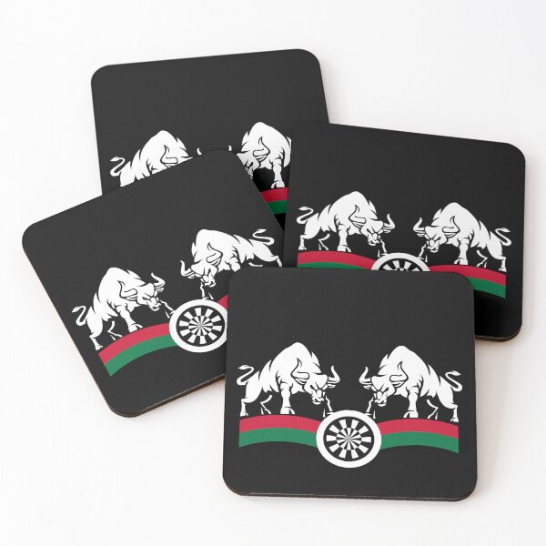 Item preview, Double Bullseye Dart Design – Two Bulls in Action designed and sold by SimpleUla.