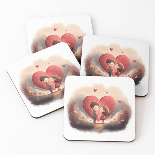 Item preview, Whimsical Love: A Romantic Illustration designed and sold by Uniqo Artz.