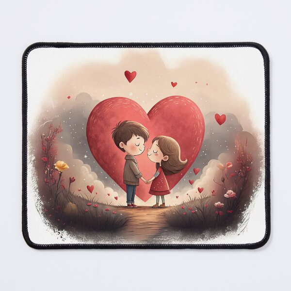 Item preview, Whimsical Love: A Romantic Illustration designed and sold by Uniqo Artz.