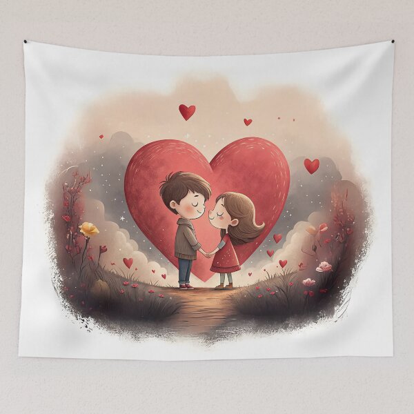 Item preview, Whimsical Love: A Romantic Illustration designed and sold by Uniqo Artz.