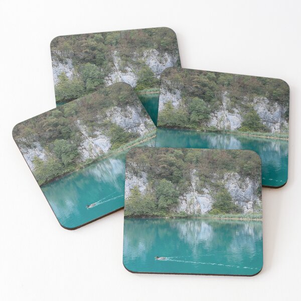 Item preview, Duck swimming in calm water Plitvice Lakes Croatia designed and sold by mAArle.