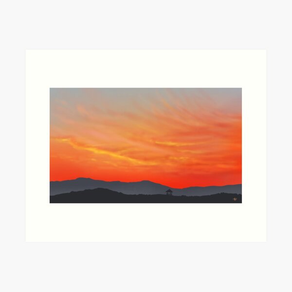 Item preview, Sunset digital art 3 designed and sold by PaintedWithLove.