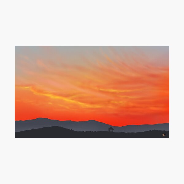 Item preview, Sunset digital art 3 designed and sold by PaintedWithLove.