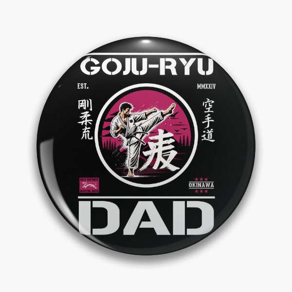 Item preview, Goju-Ryu Karate Dad – Retro design for proud karate fathers designed and sold by RetroMaritalArt.