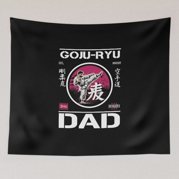 Item preview, Goju-Ryu Karate Dad – Retro design for proud karate fathers designed and sold by RetroMaritalArt.