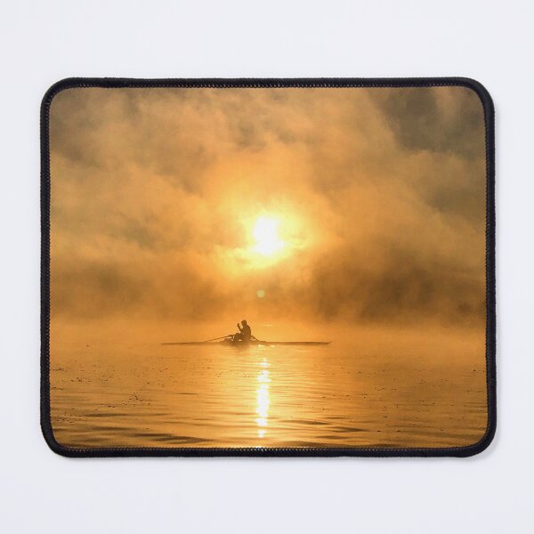 Item preview, Great and misty sunrise at the rowing lake designed and sold by mAArle.