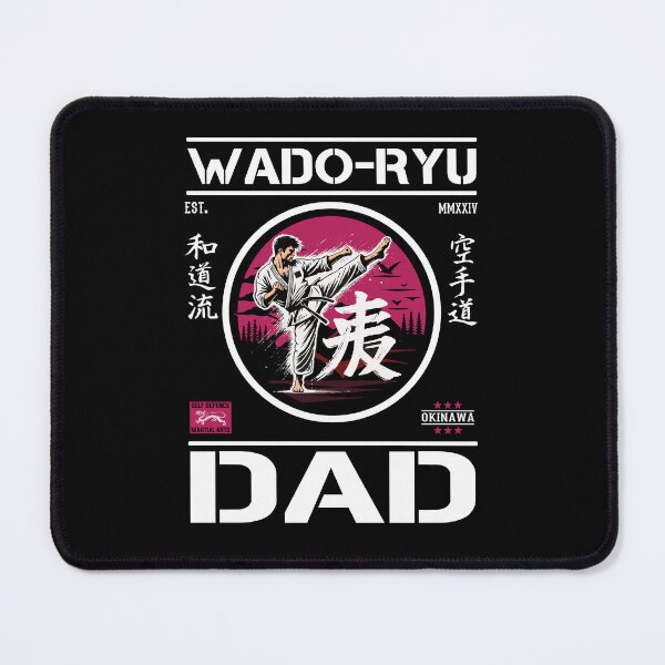 Item preview, Wado-Ryu Karate Dad – Retro martial arts design for proud fathers designed and sold by RetroMaritalArt.