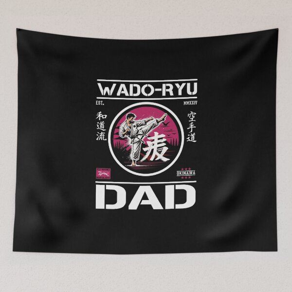 Item preview, Wado-Ryu Karate Dad – Retro martial arts design for proud fathers designed and sold by RetroMaritalArt.