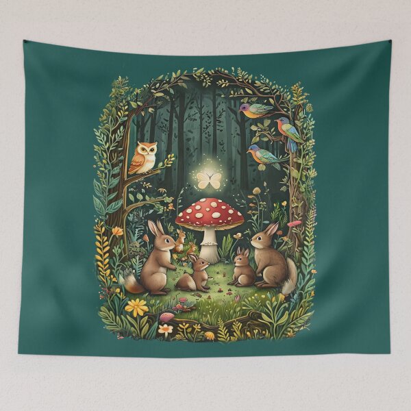 Item preview, THE FOREST COMES ALIVE WITH WOODLAND CREATURES designed and sold by WendyMaree.