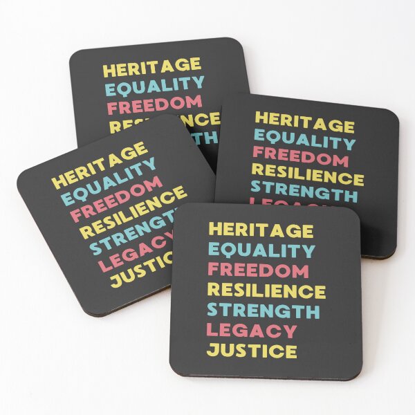Item preview, Heritage And Justice Shine In Black And Blue designed and sold by SplashTastic.