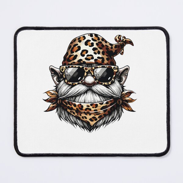 Item preview, Gnome Wearing Leopard Scarf Animal Wearing Sunglasses designed and sold by Artistoos.