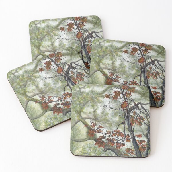 Item preview, Autumn maple (Acer campbellii) designed and sold by Anna Ratkevich.