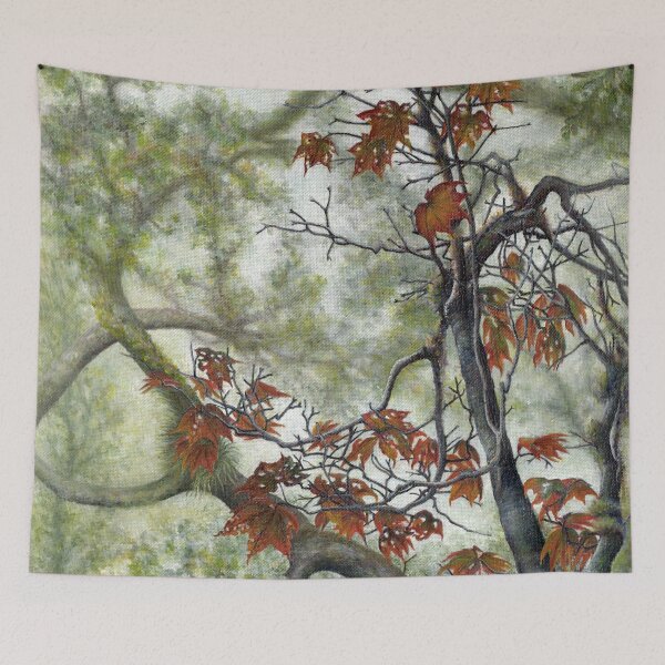 Item preview, Autumn maple (Acer campbellii) designed and sold by Anna Ratkevich.