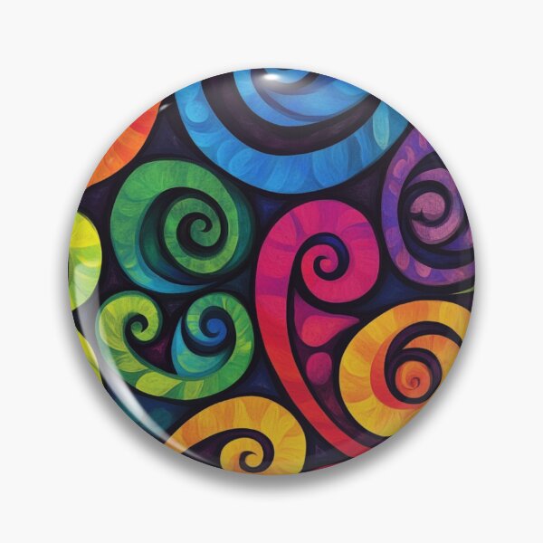 Item preview, New Zealand Paua Māori Pattern Koru Design 345 designed and sold by GrinGalore.