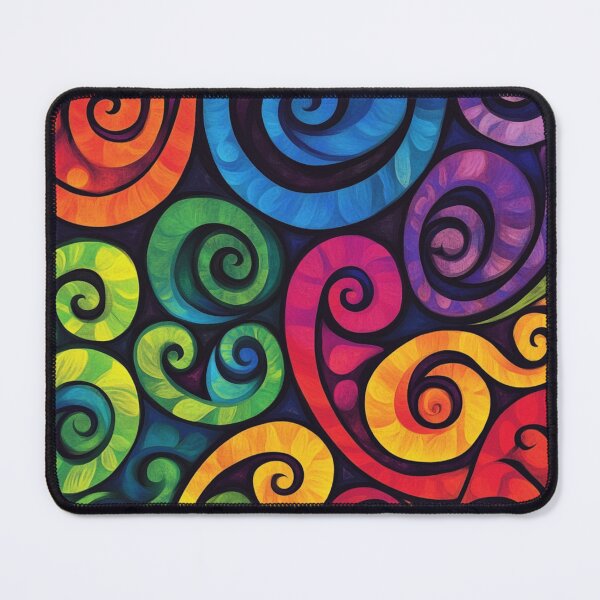 Item preview, New Zealand Paua Māori Pattern Koru Design 345 designed and sold by GrinGalore.