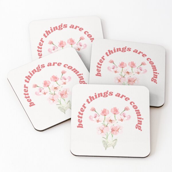 Item preview, Better Things Are Coming" Flower Print – Inspirational & Uplifting Wall Art designed and sold by stxaris.