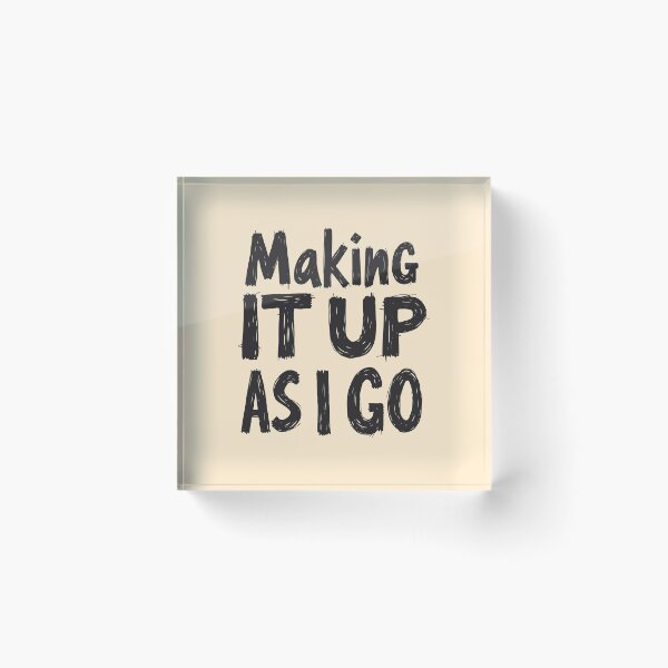 Item preview, Making it up as I go: A Meme-Worthy Guide to Life, Parenting, and Pretending I Know What I’m Doing designed and sold by twisted-dot.