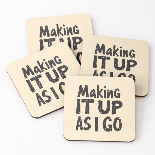 Item preview, Making it up as I go: A Meme-Worthy Guide to Life, Parenting, and Pretending I Know What I’m Doing designed and sold by twisted-dot.