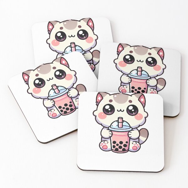 Item preview, Kawaii Cat Boba Tea designed and sold by KD Merch.