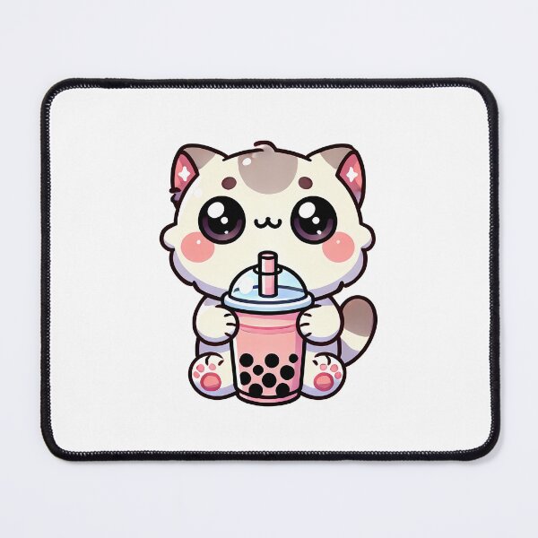 Item preview, Kawaii Cat Boba Tea designed and sold by KD Merch.