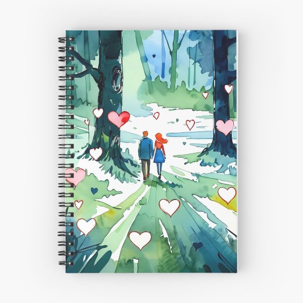 Item preview, Romantic Walk: A Peaceful Illustration designed and sold by Uniqo Artz.
