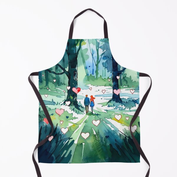 Item preview, Romantic Walk: A Peaceful Illustration designed and sold by Uniqo Artz.
