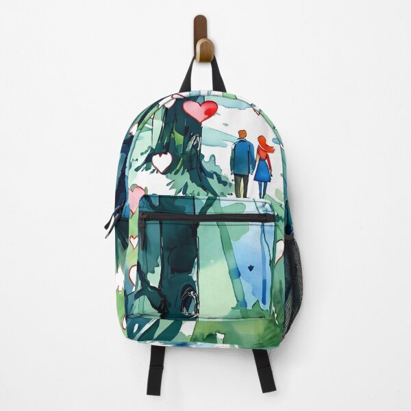 Item preview, Romantic Walk: A Peaceful Illustration designed and sold by Uniqo Artz.