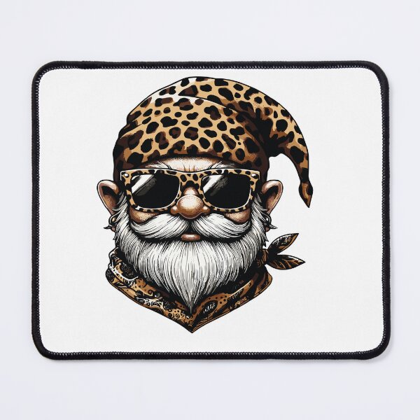 Item preview, Gnome Wearing Leopard Scarf Animal Wearing Sunglasses designed and sold by Artistoos.