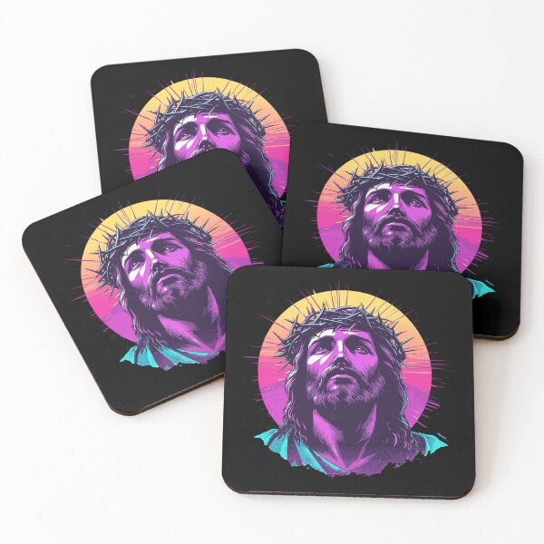 Item preview, Synthwave Jesus  designed and sold by Nightarcade.