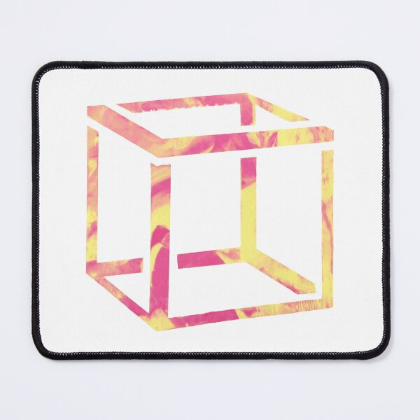 Item preview, Cube Marbled Pink and Yellow (2021) designed and sold by Elliott Fox.