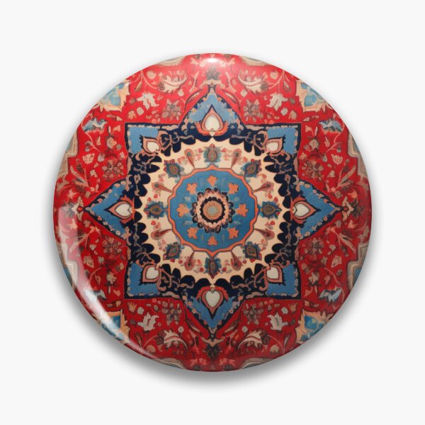 Artikelvorschau, Limitierter Azurroter Orientalischer Wundervoller Perserteppich entworfen und verkauft von GrinGalore.