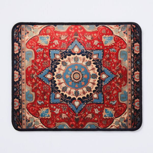 Item preview, Limited Azure Red Oriental Persian Wonderful Carpet designed and sold by GrinGalore.