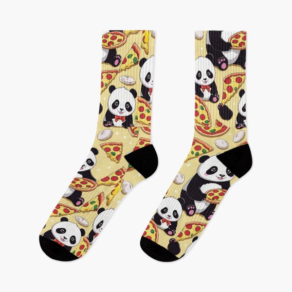 Item preview, Panda bears eating pizza designed and sold by laura-in-rome.