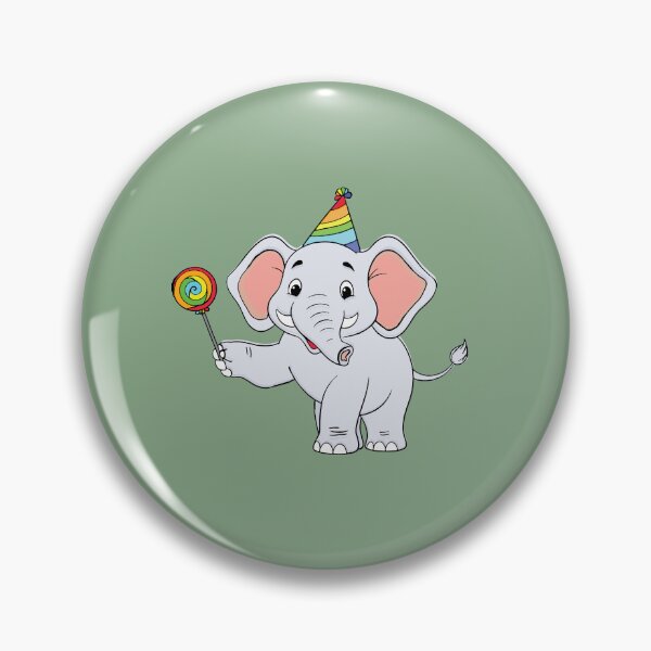 Item preview, Elephant holding a lolipop designed and sold by Esinald.