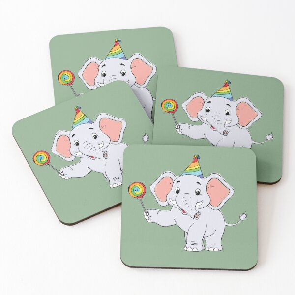 Item preview, Elephant holding a lolipop designed and sold by Esinald.