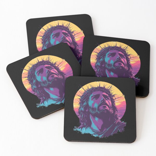 Item preview, Synthwave Jesus Lord And Savior designed and sold by Nightarcade.