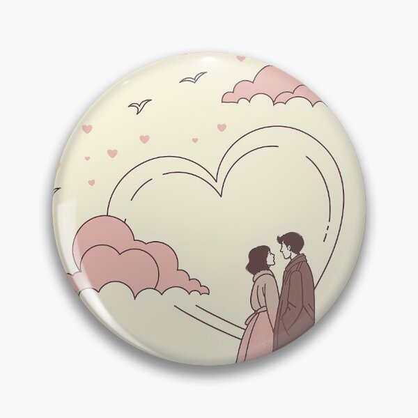 Item preview, Dreamy Love in the Clouds: A Romantic Illustration designed and sold by Uniqo Artz.