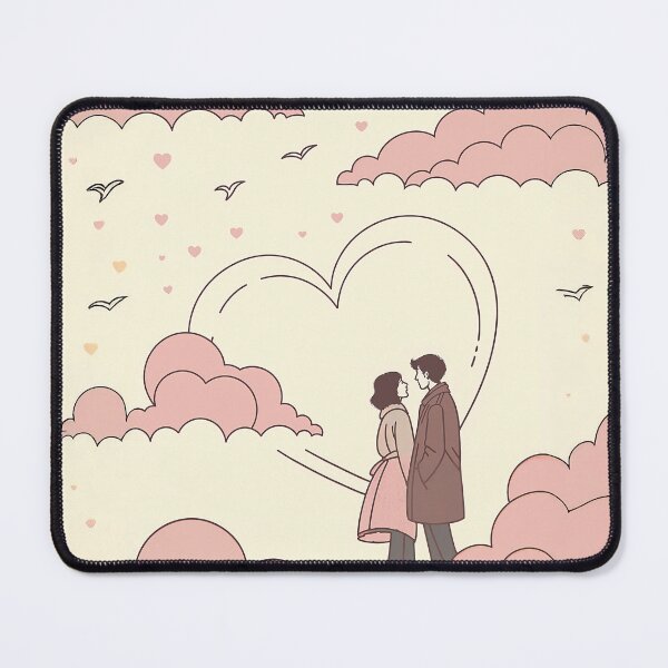 Item preview, Dreamy Love in the Clouds: A Romantic Illustration designed and sold by Uniqo Artz.