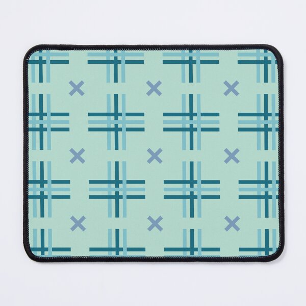 Item preview, Pastel blue and green stripe weave pattern designed and sold by Studio of Shapes and Spectrum.