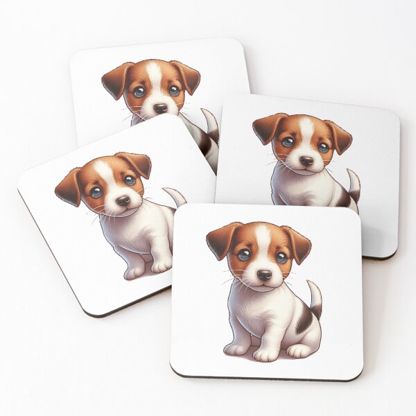 Item preview, Cute Jack Russell puppy with adorable eyes designed and sold by nicnacc.