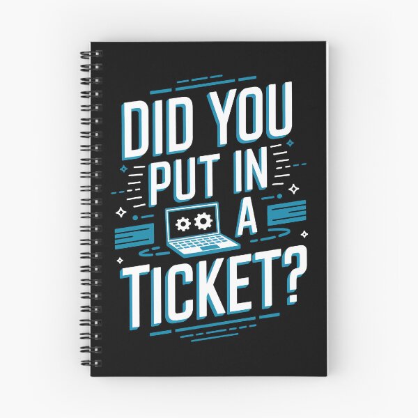 Item preview, Put in a ticket, admin and support design designed and sold by Lichtisign.