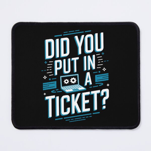 Item preview, Put in a ticket, admin and support design designed and sold by Lichtisign.