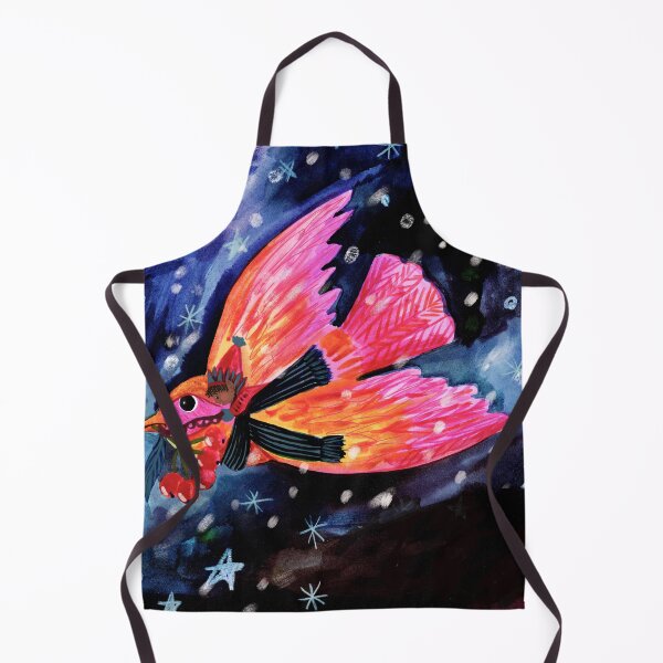 Item preview, Night Bird in Flight | Midnight Sky Fantasy Art - Whimsical Home Decor Design - Illustration by jemma jamie skidmore designed and sold by Jemma Jamie Skidmore.
