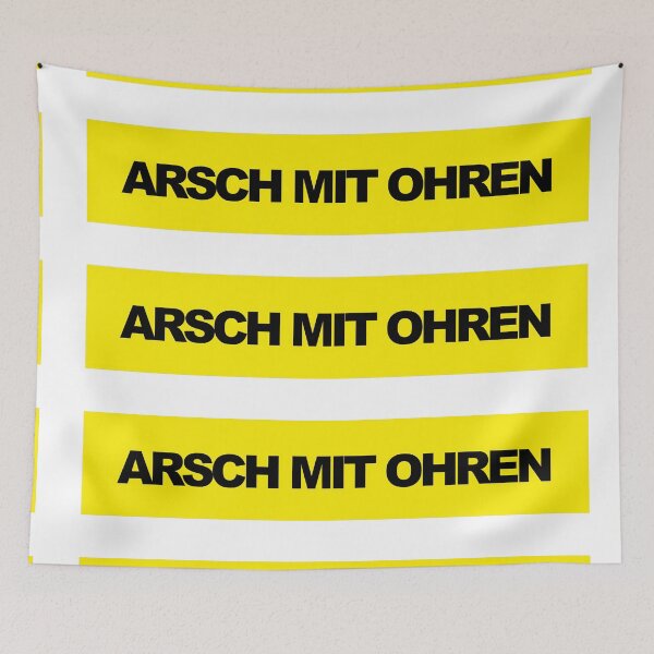 Artikelvorschau, Lustiges „Arsch mit Ohren“ T-Shirt – witziger deutscher Humor entworfen und verkauft von RvinJo8.