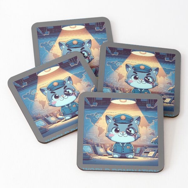 Item preview, World Domination Cat: Cute but Villainous Design designed and sold by MIDesign.