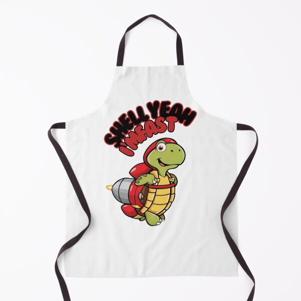 Item preview, Shell Yeah, I’m Fast - Funny Rocket Turtle designed and sold by Snicker-Designs.